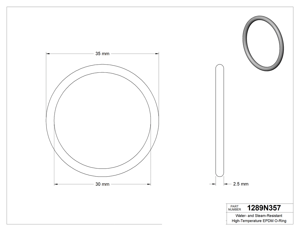 Technical drawing - 1289N357